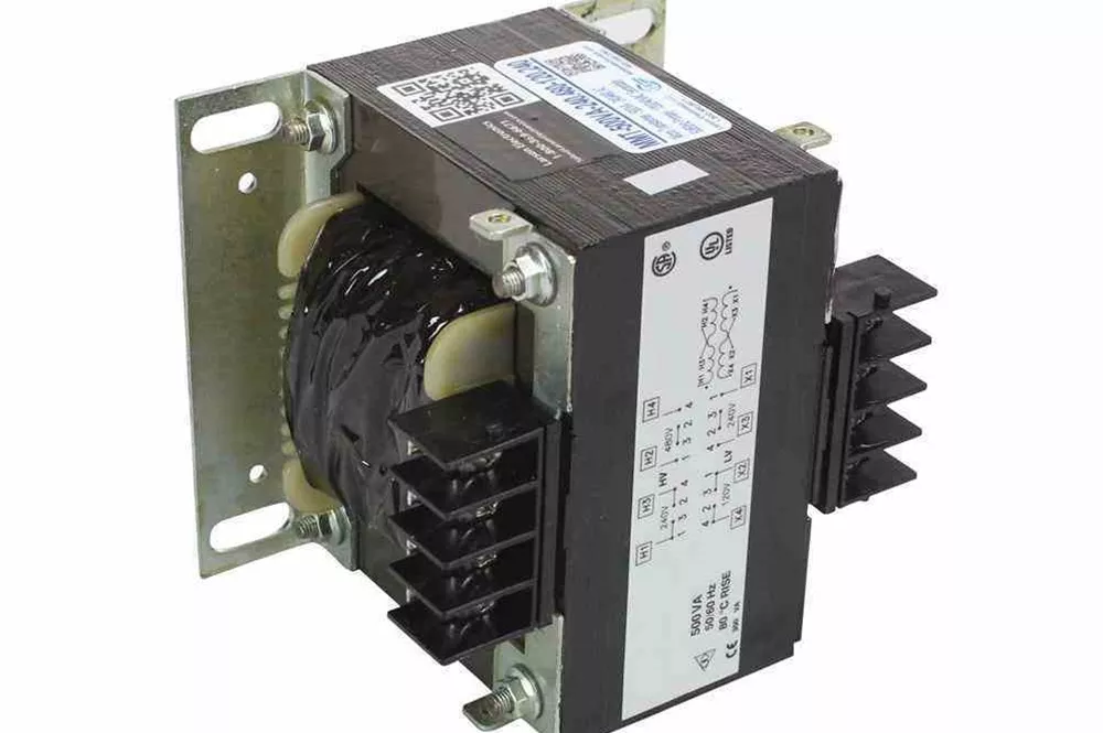 0.075 kVA (75 VA) Control Transformer - 460V Primary - 24V Secondary - 60 Hz