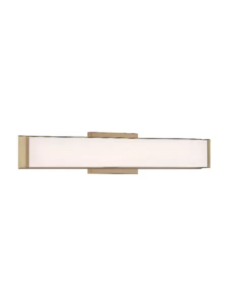 Access Lighting Citi 62571LEDD-ABB-ACR Antique Brushed Brass 25W LED Vanity