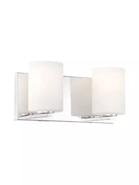 Access Lighting Oslo 62581LEDDLP-CH-OPL 2 Lights Chrome 18W LED Vanity