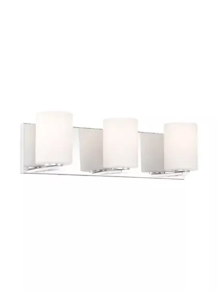 Access Lighting Oslo 62582LEDDLP-CH-OPL 3 Lights Chrome 27W LED Vanity