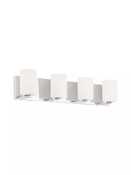 Access Lighting Oslo 62583LEDDLP-CH-OPL 4 Lights Chrome 36W LED Vanity