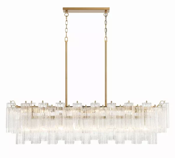 Addis 14 Light Aged Brass Chandelier - C193-ADD-317-AG-CL