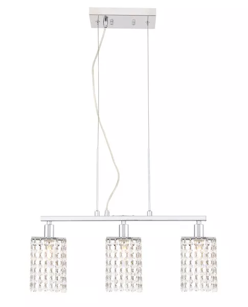 ZC121-LD7501C - Living District: Taylor 3 light Chrome Pendant